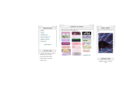 links screenshot