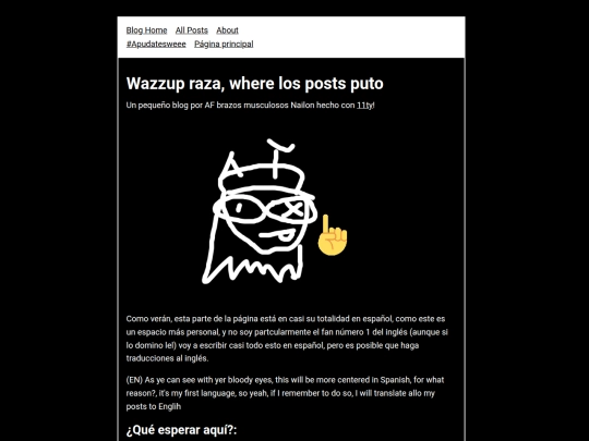Bloggy screenshot