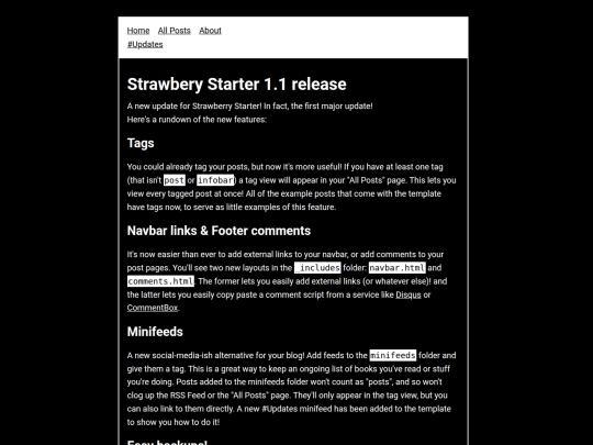 Bloggy/minifeeds/updates/update2 screenshot