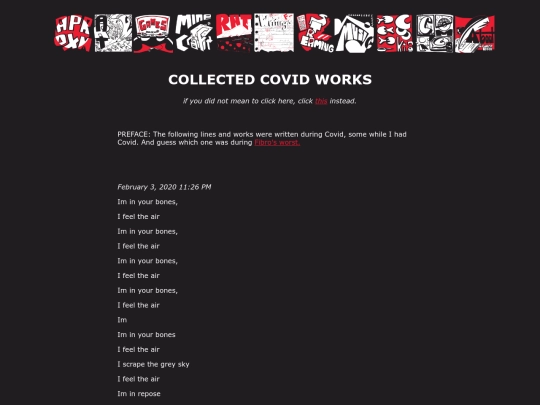 covid screenshot