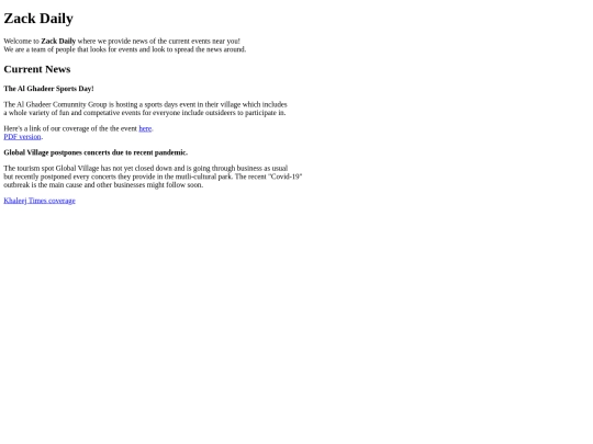 news screenshot