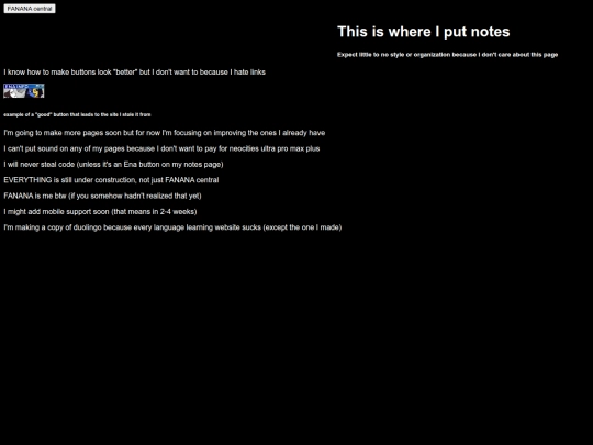 notes screenshot