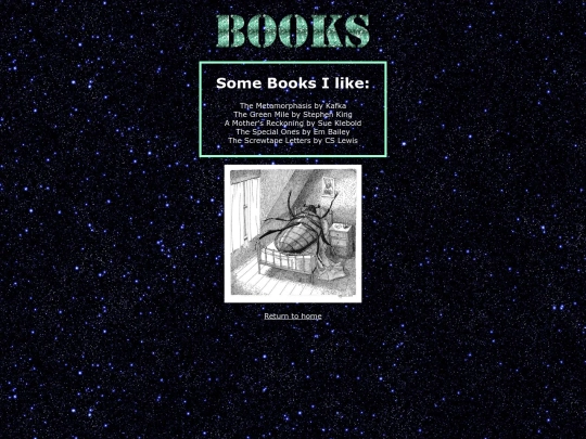 books screenshot