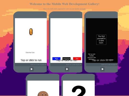 mobiledev screenshot