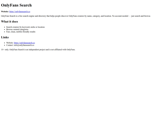 index screenshot