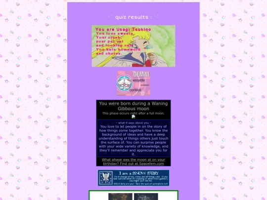 quizresults screenshot