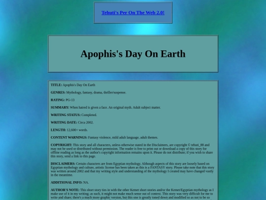 kemet/kemettales/apophissdayonearth screenshot