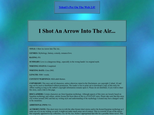 kemet/kemettales/ishotanarrowintotheair screenshot