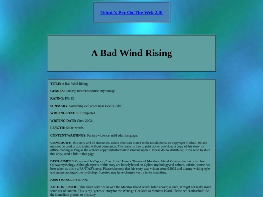 manitouisland/mitales/abadwindrising screenshot