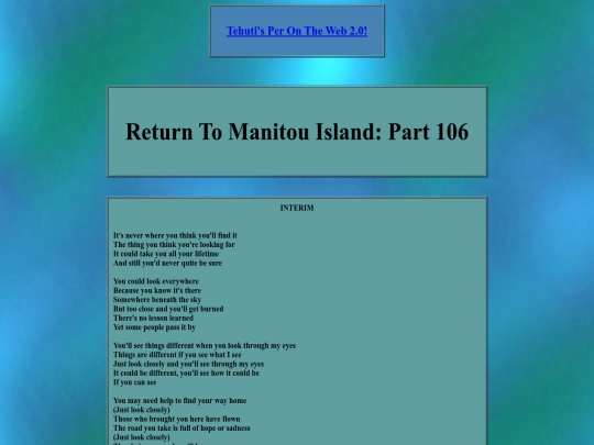 manitouisland/rtmi/rtmi106 screenshot