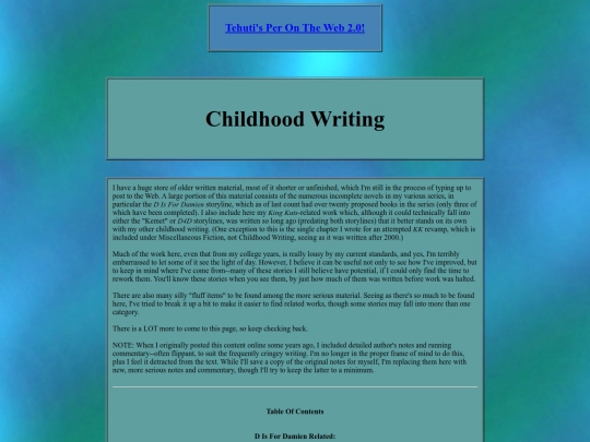 misc/childhood screenshot