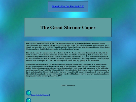 misc/childhood/greatshrinercapertoc screenshot