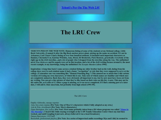 misc/childhood/lrucrew screenshot