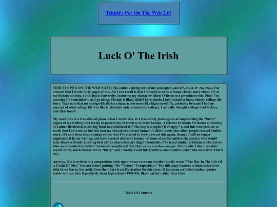 misc/childhood/luckotheirishtoc screenshot