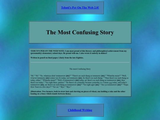 misc/childhood/mostconfusingstory screenshot