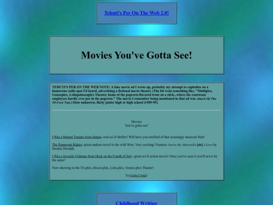 misc/childhood/moviesyouvegottasee screenshot