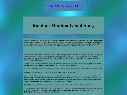 misc/childhood/randommanitouislandstory screenshot