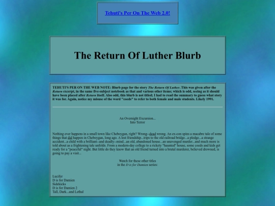 misc/childhood/returnoflutherblurb screenshot