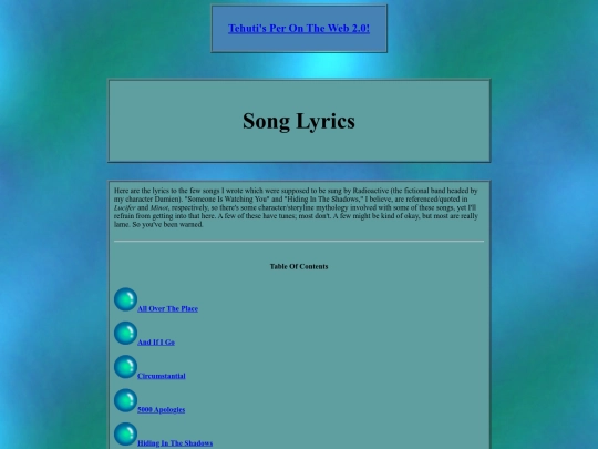 misc/lyrics screenshot
