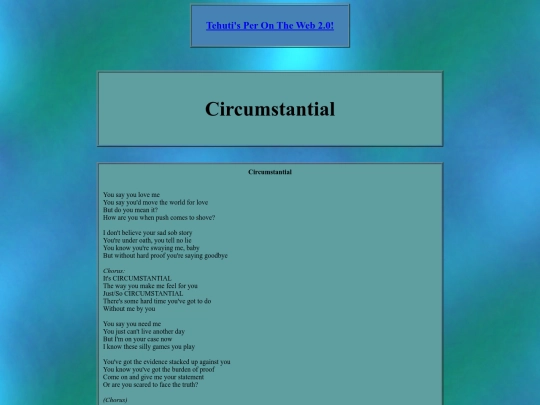 misc/lyrics/circumstantial screenshot
