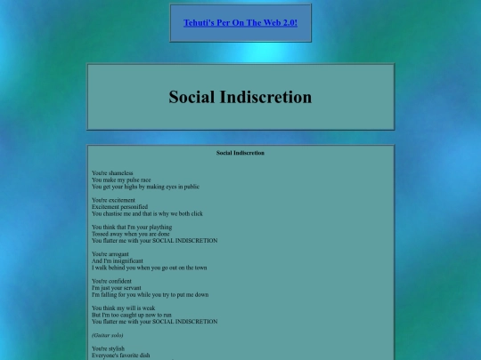 misc/lyrics/socialindiscretion screenshot