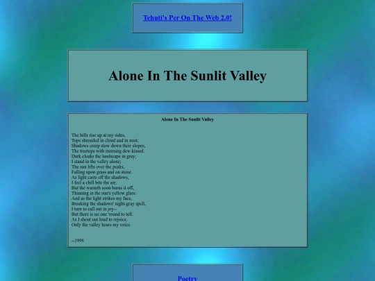 misc/poetry/aloneinthesunlitvalley screenshot