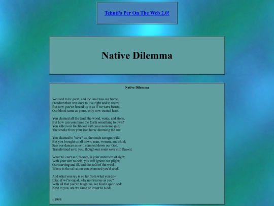 misc/poetry/nativedilemma screenshot