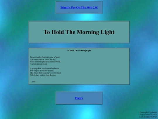 misc/poetry/toholdthemorninglight screenshot
