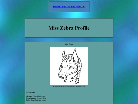 storyinfo/childhoodinfo/charinfo/profiles/zebramiss screenshot