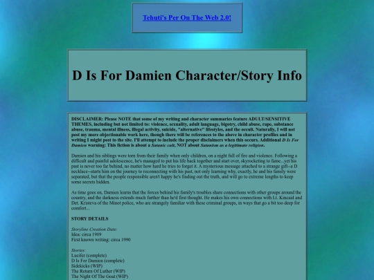 storyinfo/d4dinfo screenshot
