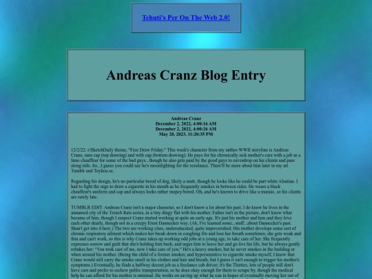 storyinfo/tratsinfo/charinfo/blogposts/cranzandreasblog screenshot