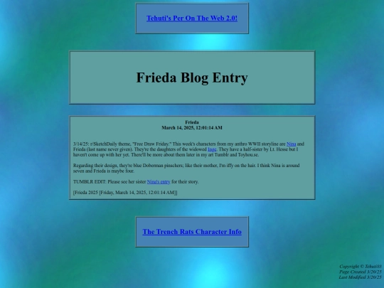 storyinfo/tratsinfo/charinfo/blogposts/friedablog screenshot