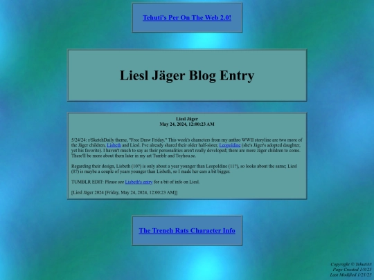 storyinfo/tratsinfo/charinfo/blogposts/jagerlieslblog screenshot