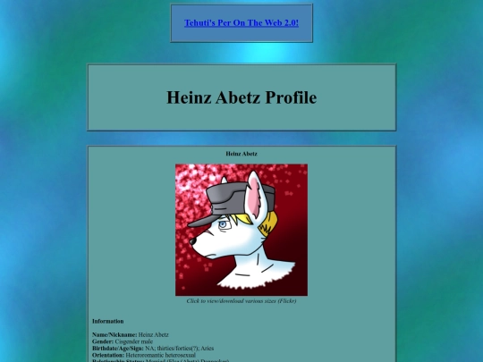 storyinfo/tratsinfo/charinfo/profiles/abetzheinzprof screenshot