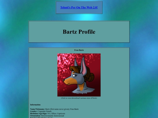 storyinfo/tratsinfo/charinfo/profiles/bartzprof screenshot