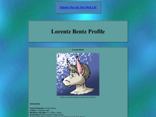 storyinfo/tratsinfo/charinfo/profiles/bentzlorentzprof screenshot