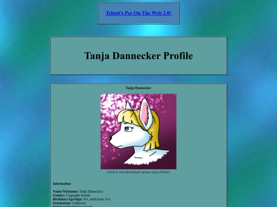 storyinfo/tratsinfo/charinfo/profiles/danneckertanjaprof screenshot