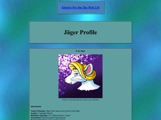 storyinfo/tratsinfo/charinfo/profiles/jager2prof screenshot