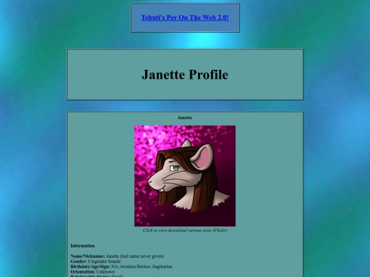 storyinfo/tratsinfo/charinfo/profiles/janetteprof screenshot