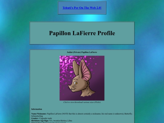 storyinfo/tratsinfo/charinfo/profiles/lafierrepapillonprof screenshot