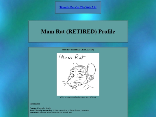 storyinfo/tratsinfo/charinfo/profiles/mamratprof screenshot
