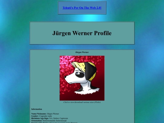 storyinfo/tratsinfo/charinfo/profiles/wernerjurgenprof screenshot