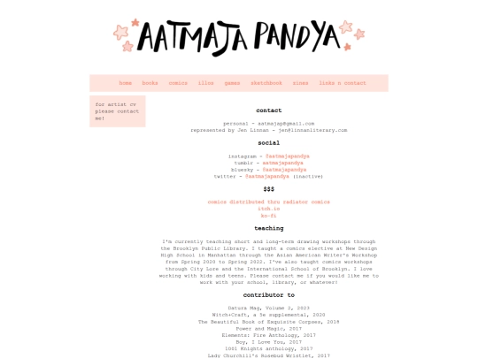 links screenshot