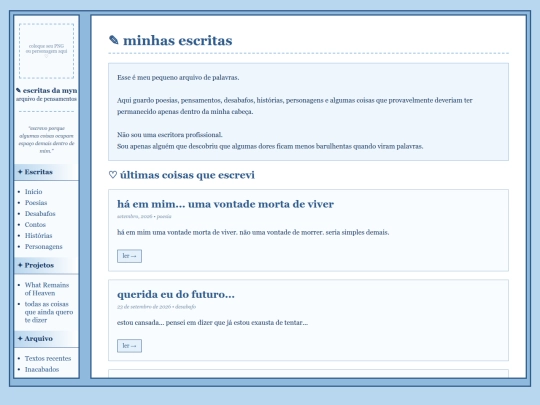 escritas screenshot