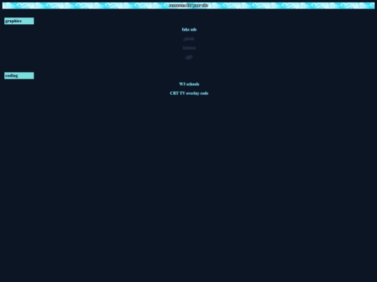 pages/resources/links screenshot