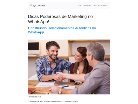 artigos/construindo-relacionamentos-autentico-no-whatsapp screenshot