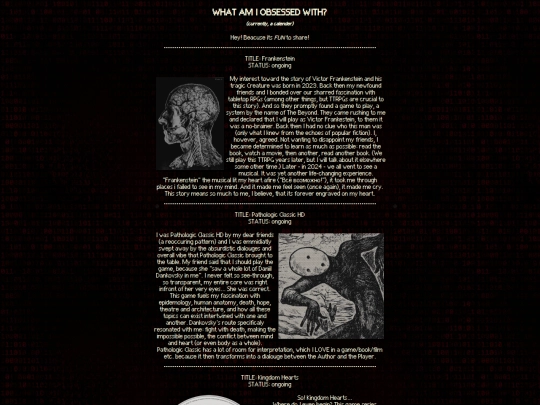obssesions screenshot