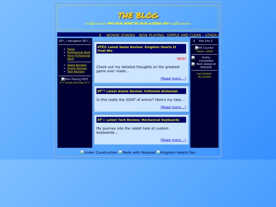 index screenshot