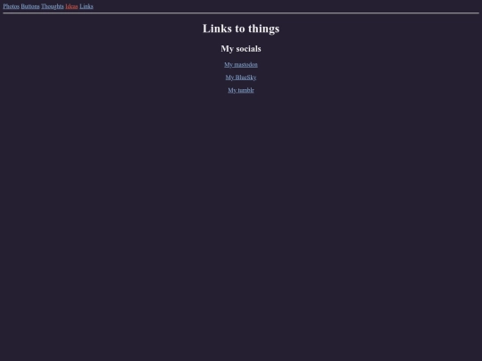 links screenshot