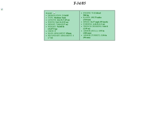 hardware/tanks/T-34_85_Medium_Tank screenshot